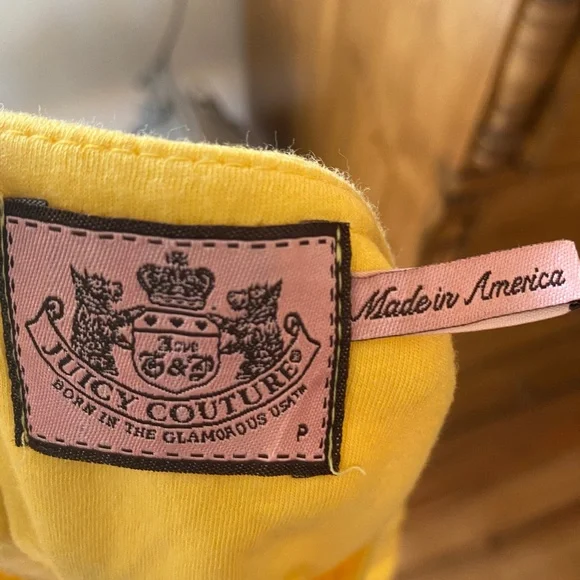 Juicy Couture Yellow Sleeveless Polka Dot Dress - Size S - Picture 9 of 10